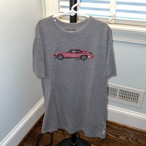 Crewcuts kids grey t-shirt with car